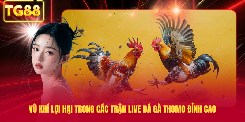 Vũ khí lợi hại trong các trận live đá gà thomo đỉnh cao